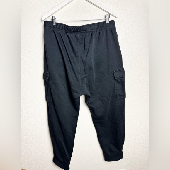 Nike Sportswear Club Fleece Men's Cargo Pants Black Size XL - Picture 6 of 10